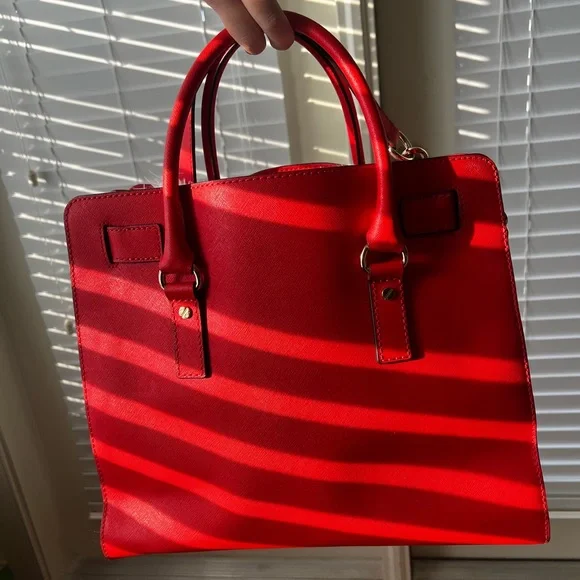 MK Orange Red Purse - Picture 6 of 8